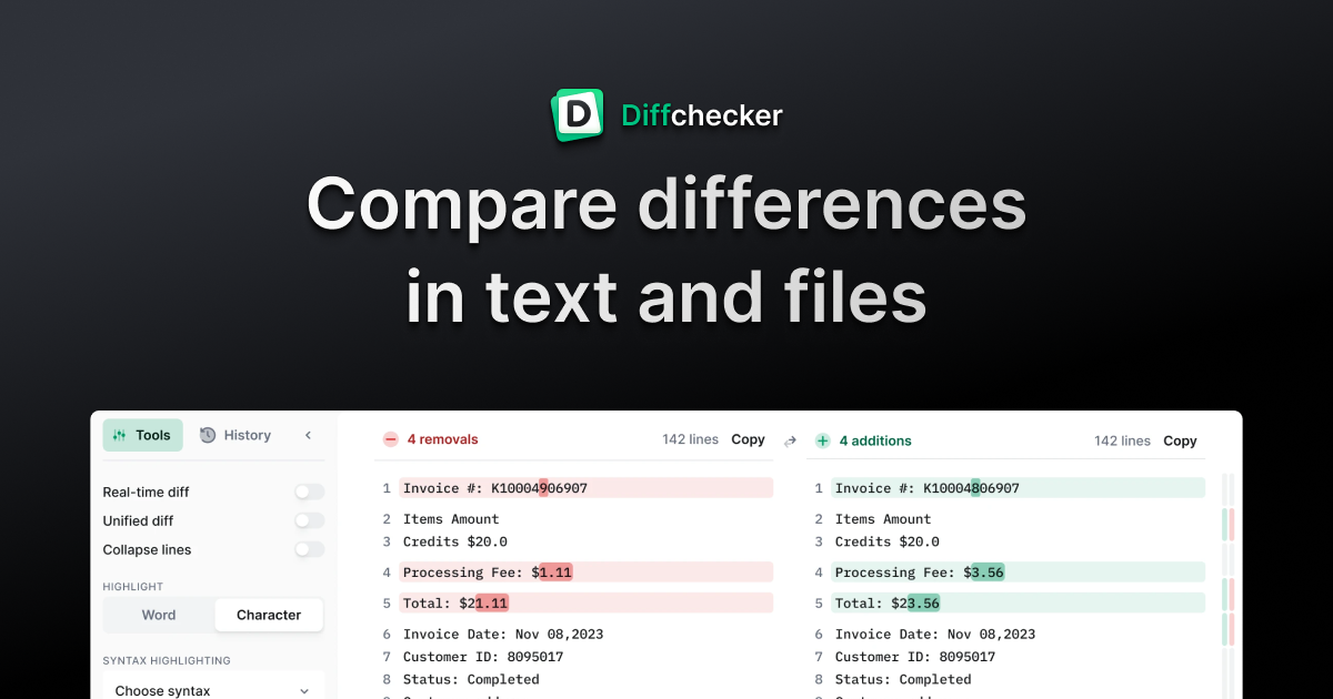 Diffchecker Logo