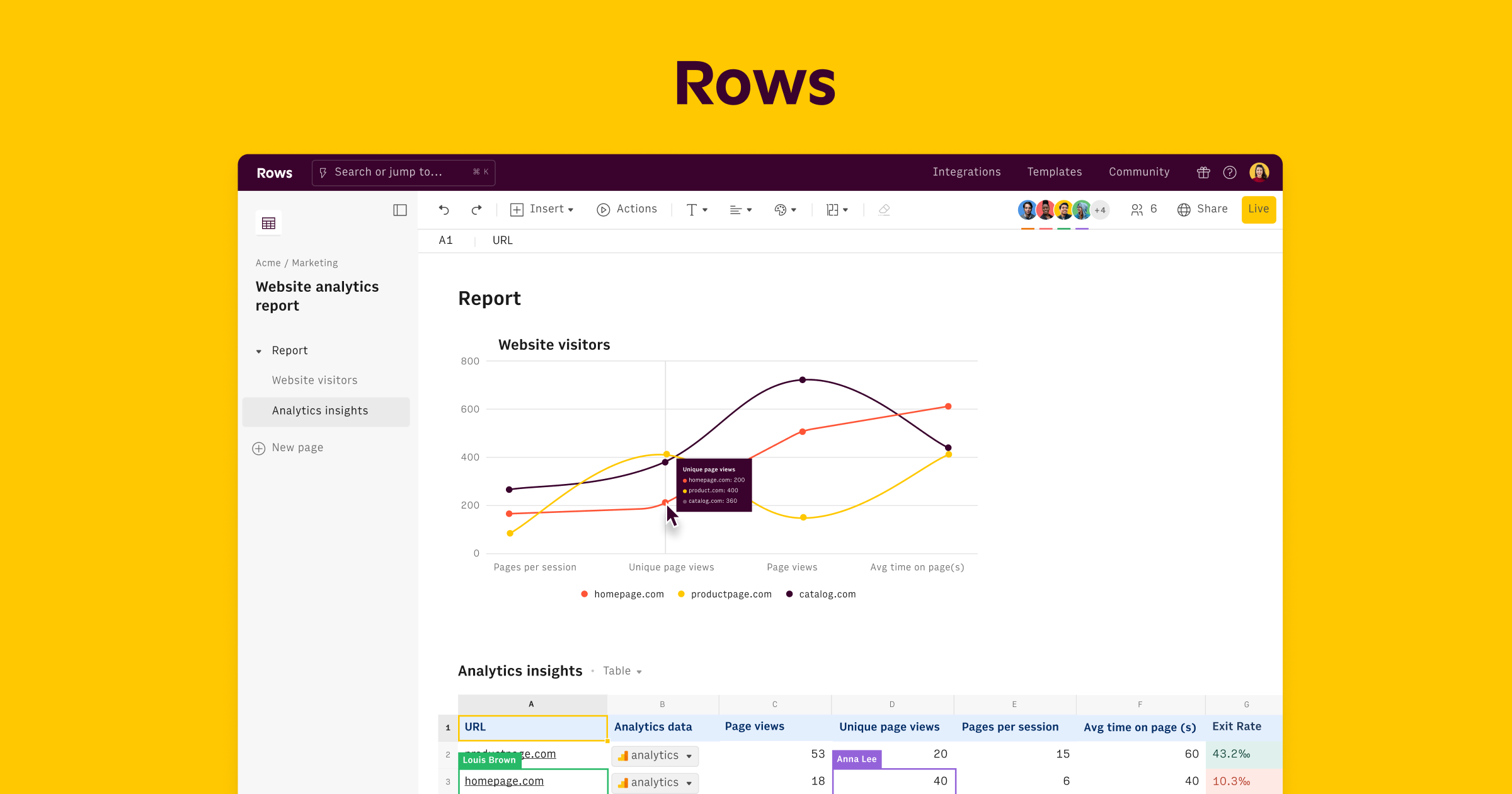 Rows Logo